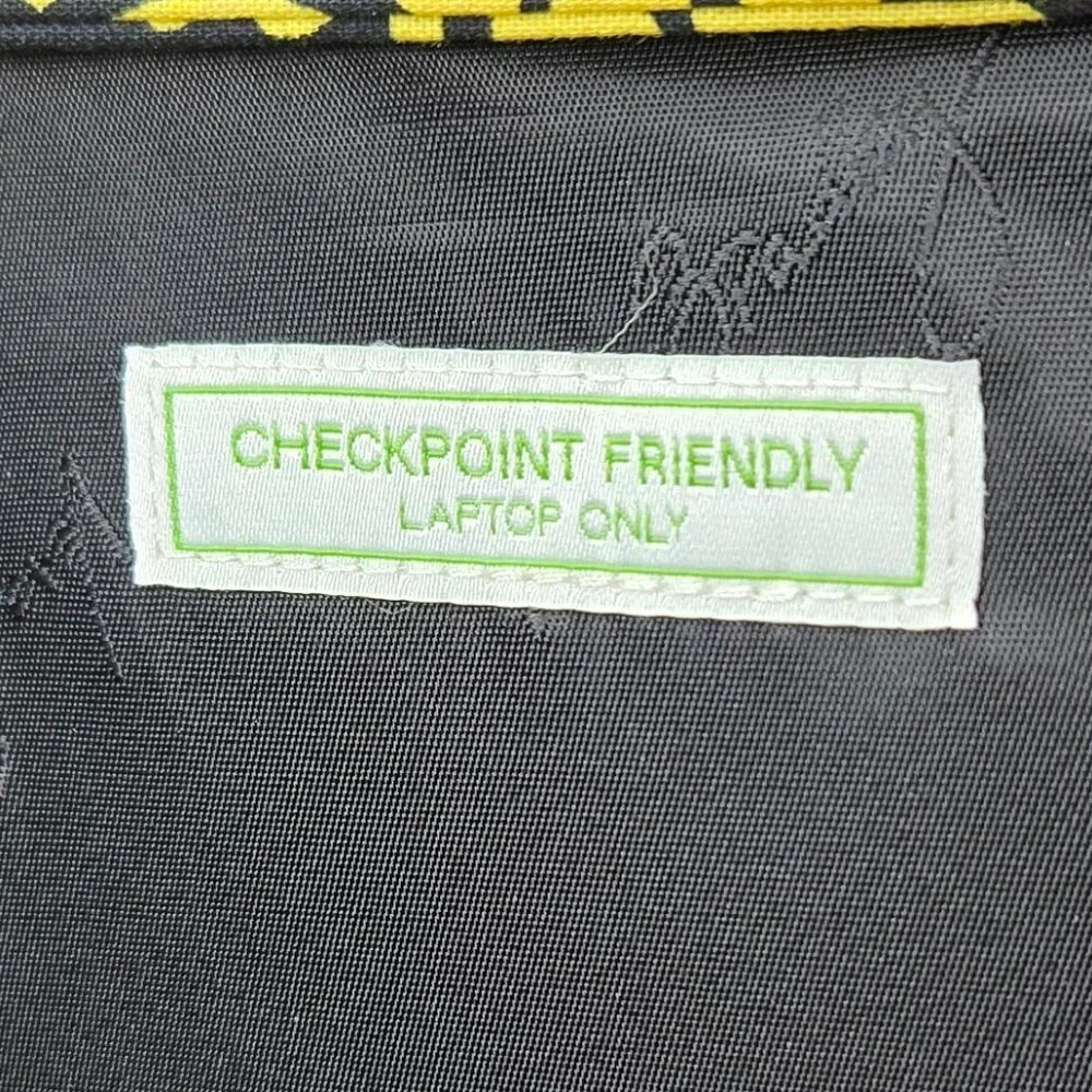 Vera Bradley Baroque Quilted Laptop Bag Checkpoint Friendly Bi-Fold Commuter